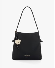 MANILA GRACE BORSA TOTE ECOPELLE LISCIA CHARM PANDA
