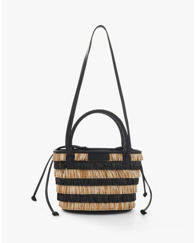 MANILA GRACE BORSA MINI A RIGHE