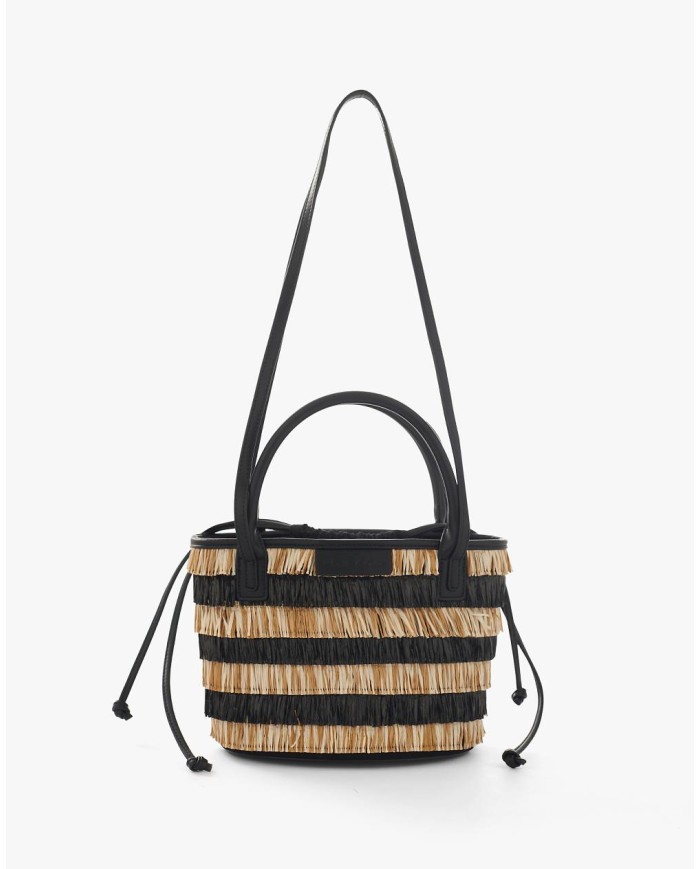 MANILA GRACE BORSA MINI A RIGHE