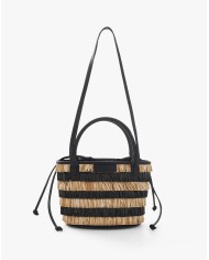 MANILA GRACE BORSA MINI A RIGHE