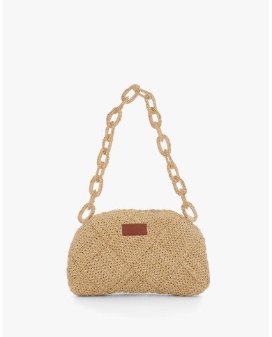 MANILA GRACE BORSA MINI RAFIA