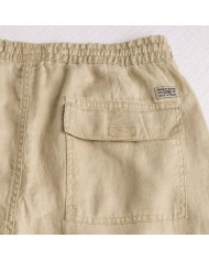 MCS PANTALONI JOGGERS ESTIVI IN LINO