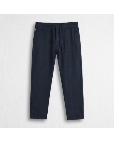 MCS PANTALONI JOGGERS ESTIVI IN LINO
