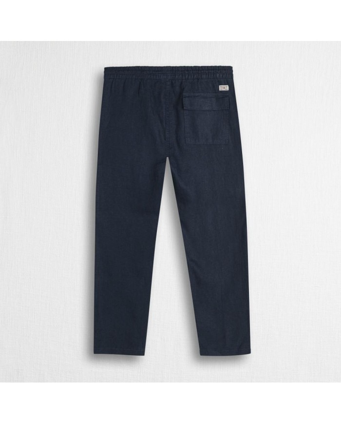 MCS PANTALONI JOGGERS ESTIVI IN LINO