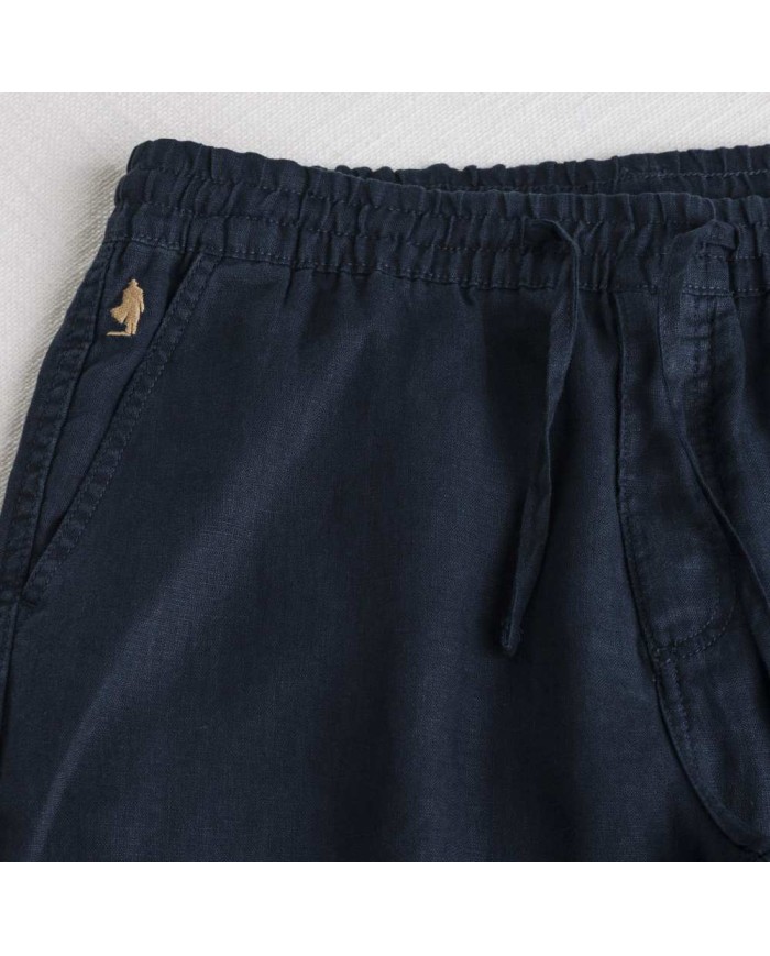 MCS PANTALONI JOGGERS ESTIVI IN LINO