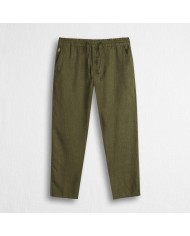 MCS PANTALONI JOGGERS ESTIVI IN LINO