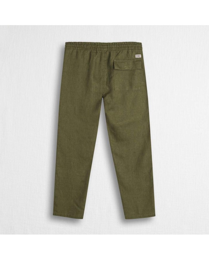 MCS PANTALONI JOGGERS ESTIVI IN LINO