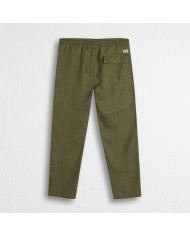 MCS PANTALONI JOGGERS ESTIVI IN LINO
