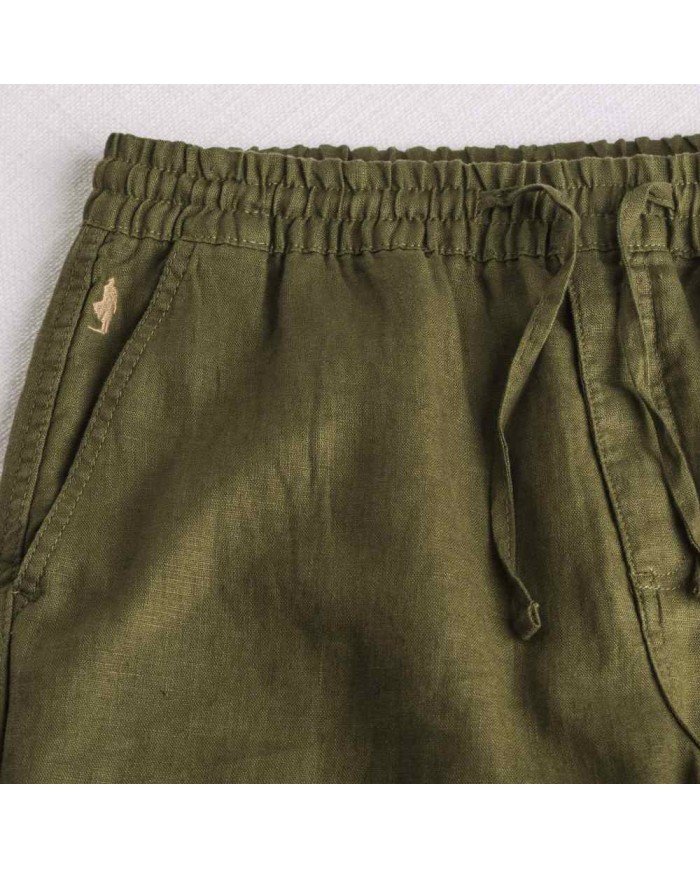 MCS PANTALONI JOGGERS ESTIVI IN LINO