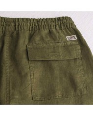 MCS PANTALONI JOGGERS ESTIVI IN LINO