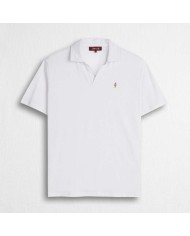MCS POLO IN MISTO COTONE E LINO JERSEY