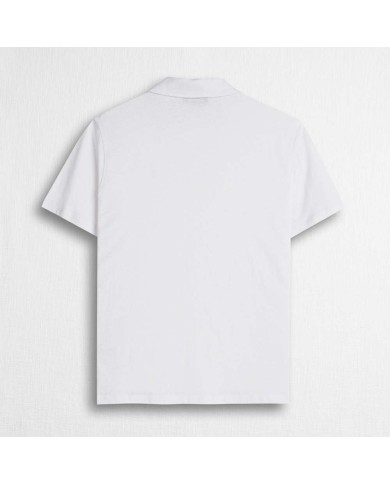 MCS POLO IN MISTO COTONE E LINO JERSEY