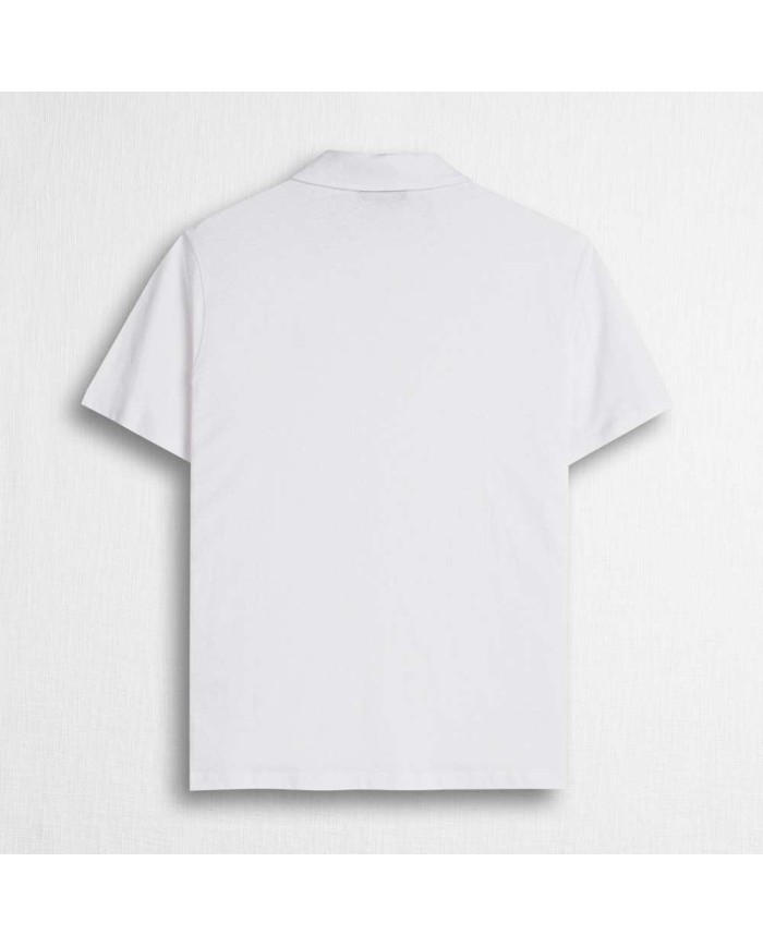 MCS POLO IN MISTO COTONE E LINO JERSEY