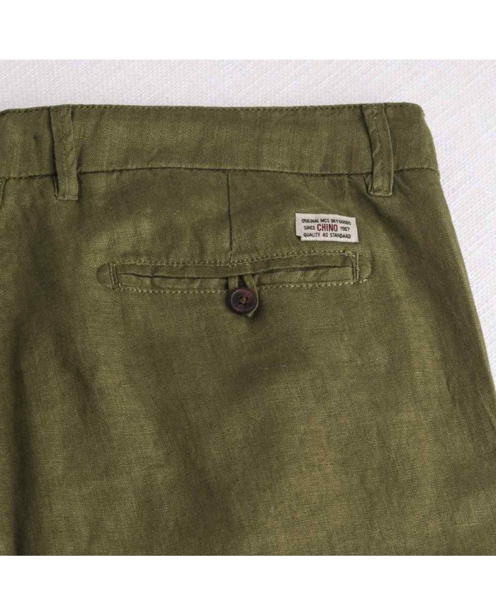 MCS BERMUDA CHINO IN LINO