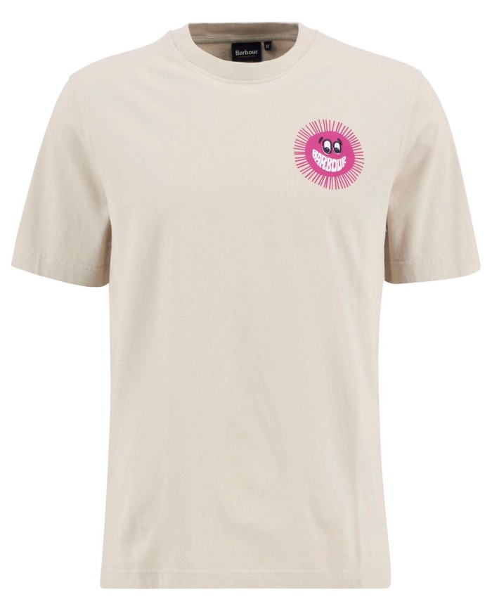 BARBOUR MAGLIETTA CON STAMPA WESTBURY