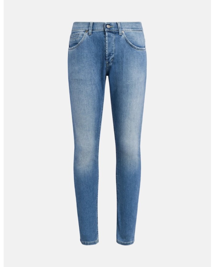 DONDUP JEANS GEORGE SKINNY IN DENIM STRETCH