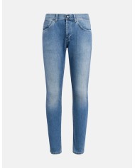 DONDUP JEANS GEORGE SKINNY IN DENIM STRETCH