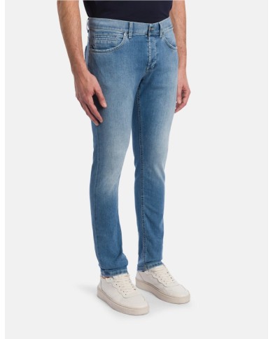 DONDUP JEANS GEORGE SKINNY IN DENIM STRETCH