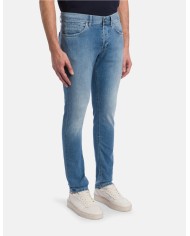 DONDUP JEANS GEORGE SKINNY IN DENIM STRETCH