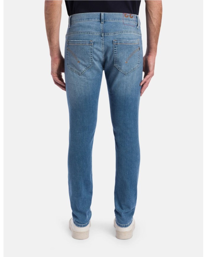 DONDUP JEANS GEORGE SKINNY IN DENIM STRETCH
