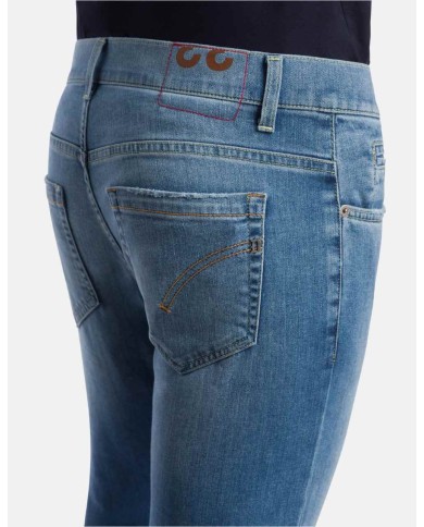DONDUP JEANS GEORGE SKINNY IN DENIM STRETCH