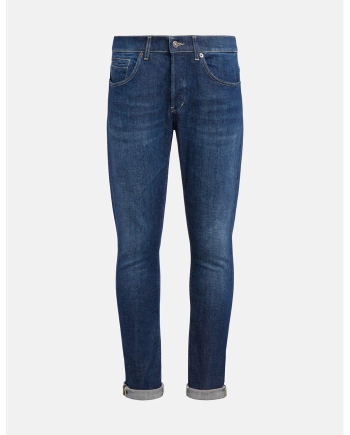 DONDUP JEANS GEORGE SKINNY IN DENIM STRETCH