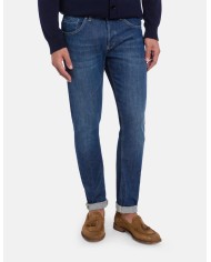 DONDUP JEANS GEORGE SKINNY IN DENIM STRETCH