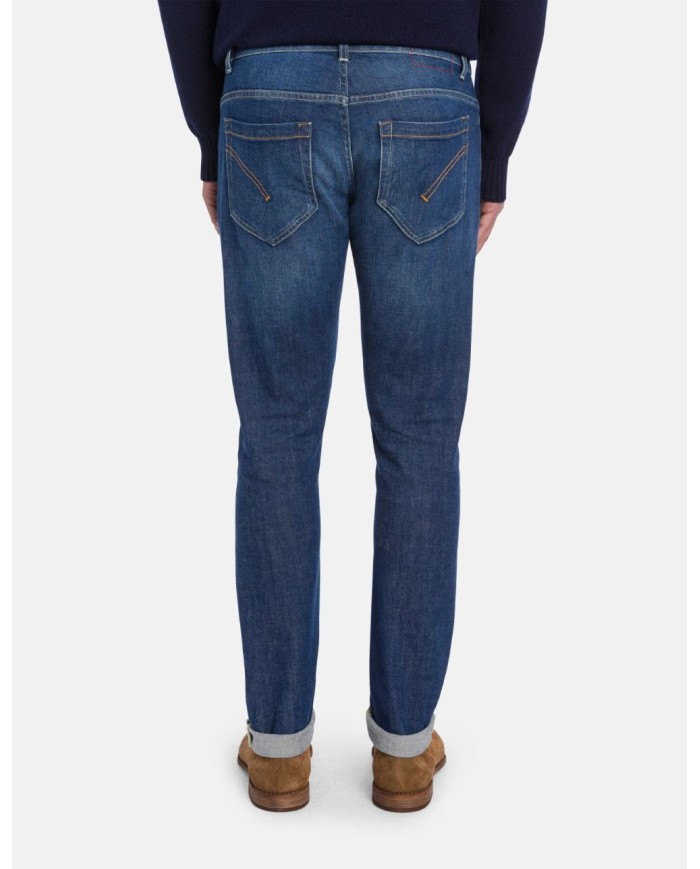 DONDUP JEANS GEORGE SKINNY IN DENIM STRETCH