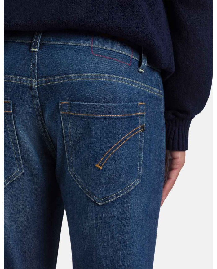 DONDUP JEANS GEORGE SKINNY IN DENIM STRETCH
