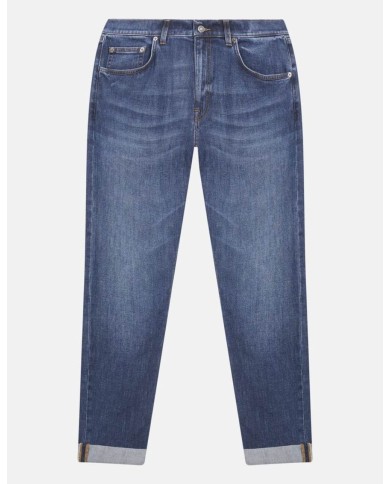 DONDUP JEANS ICON REGULAR IN DENIM STRETCH
