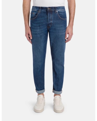 DONDUP JEANS ICON REGULAR IN DENIM STRETCH