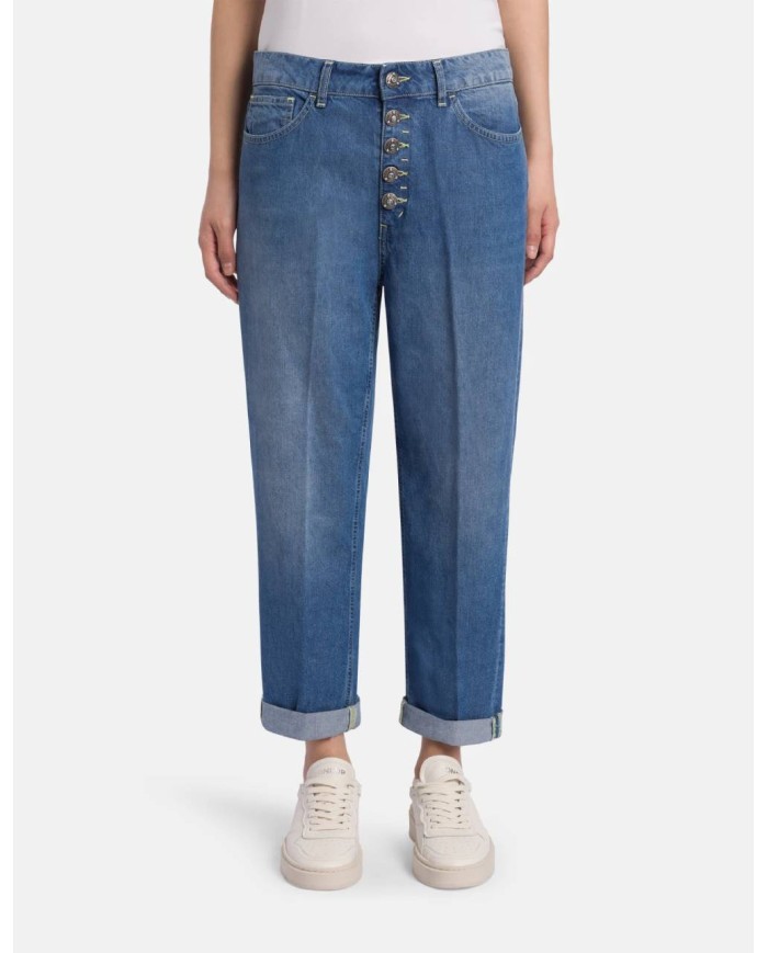 DONDUP JEANS KOONS LOOSE IN DENIM FISSO LYOCELL