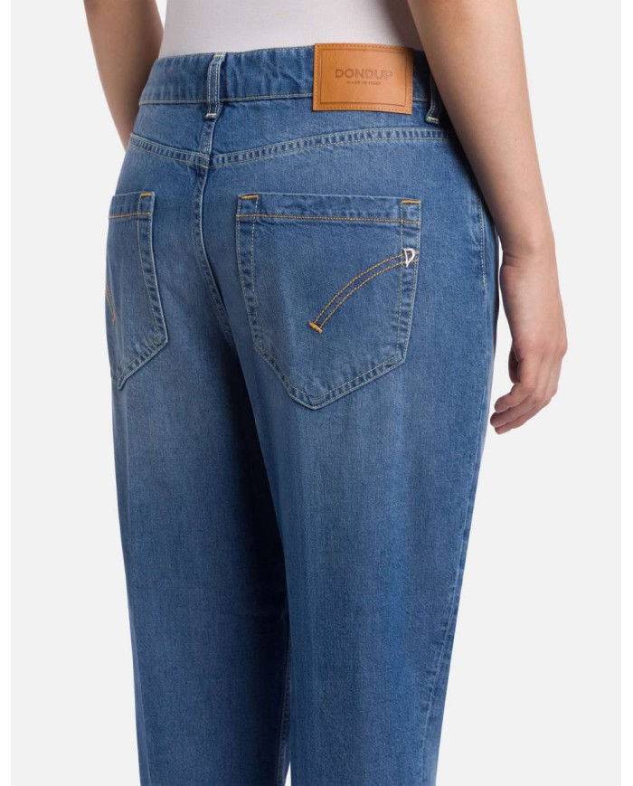 DONDUP JEANS KOONS LOOSE IN DENIM FISSO LYOCELL