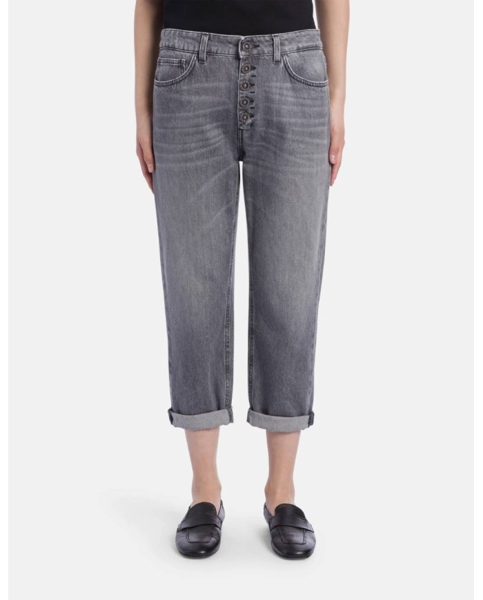 DONDUP JEANS KOONS LOOSE IN DENIM FISSO