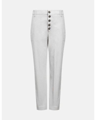 DONDUP PANTALONI NIMA LOOSE IN GABARDINA LEGGERA