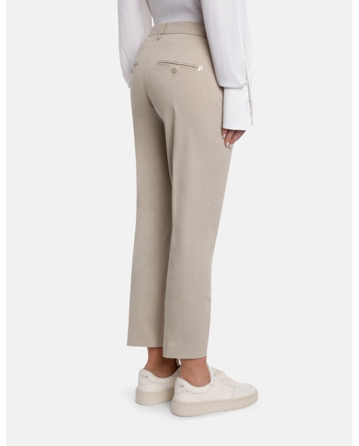 DONDUP PANTALONI NIMA LOOSE IN GABARDINA LEGGERA