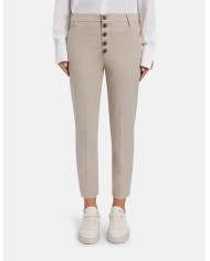 DONDUP PANTALONI NIMA LOOSE IN GABARDINA LEGGERA
