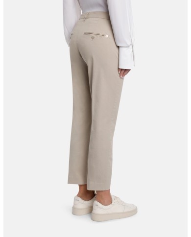 DONDUP PANTALONI NIMA LOOSE IN GABARDINA LEGGERA