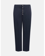 DONDUP PANTALONI NIMA LOOSE IN GABARDINA LEGGERA