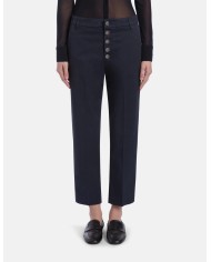 DONDUP PANTALONI NIMA LOOSE IN GABARDINA LEGGERA