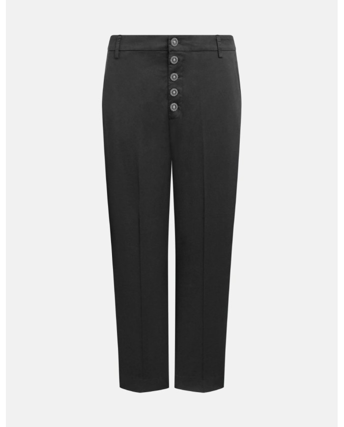 DONDUP PANTALONI NIMA LOOSE IN GABARDINA LEGGERA