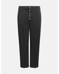 DONDUP PANTALONI NIMA LOOSE IN GABARDINA LEGGERA