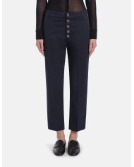 DONDUP PANTALONI NIMA LOOSE IN GABARDINA LEGGERA