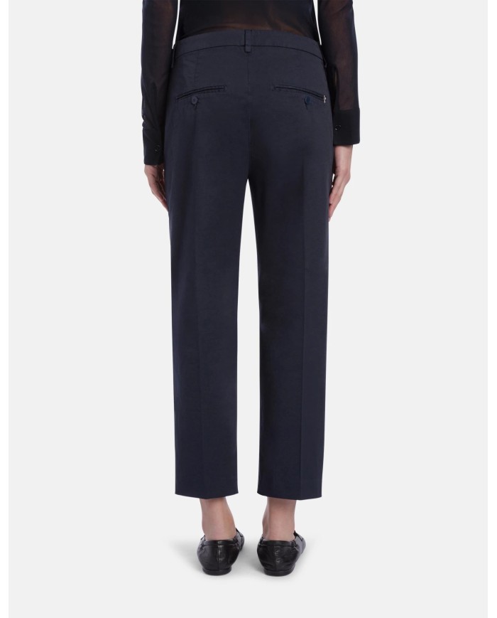 DONDUP PANTALONI NIMA LOOSE IN GABARDINA LEGGERA