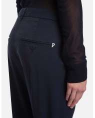DONDUP PANTALONI NIMA LOOSE IN GABARDINA LEGGERA