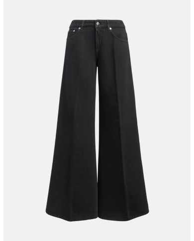 DONDUP JEANS MARLEN WIDE LEG IN BULL FISSO