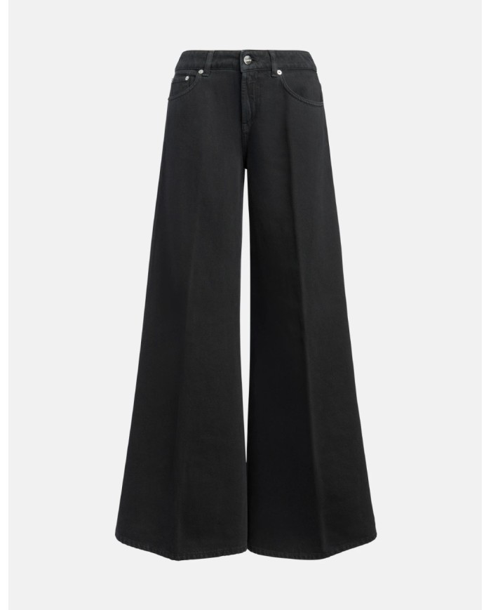 DONDUP JEANS MARLEN WIDE LEG IN BULL FISSO