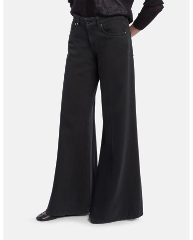 DONDUP JEANS MARLEN WIDE LEG IN BULL FISSO