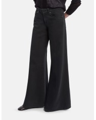 DONDUP JEANS MARLEN WIDE LEG IN BULL FISSO