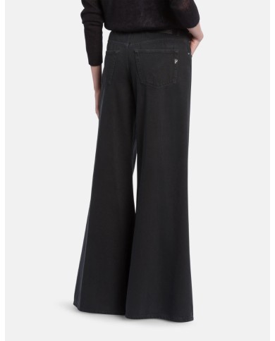 DONDUP JEANS MARLEN WIDE LEG IN BULL FISSO